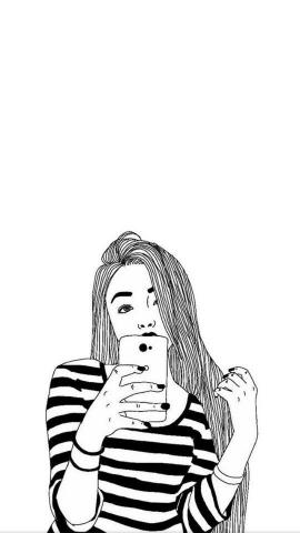 Wallpaper Drawings Girly Cute