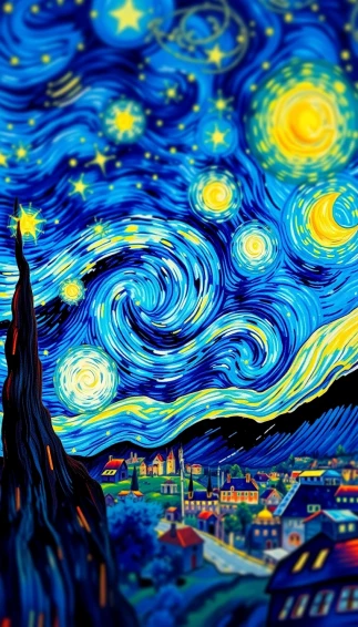 Starry Night Phone Wallpaper