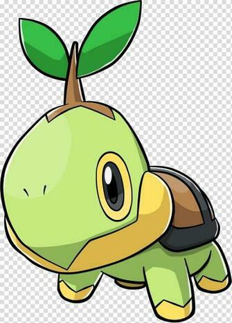 Pok Mon Diamond And Pearl Ash Ketchum Turtwig Pokemon Transparent