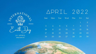 International Earth Day April Calendar Wallpaper