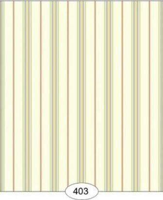 Dollhouse Wallpaper Saint Andrew Stripe In Yellow By Itsy Bitsy
