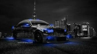 Blue Neon HD Wallpaper Design By Tony Kokhan El