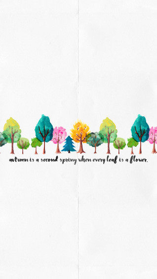 The Writing S On Wall When Every Leaf Is A Flower Pop Goes