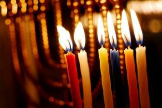 Hanukkah Candles Wallpaper HD
