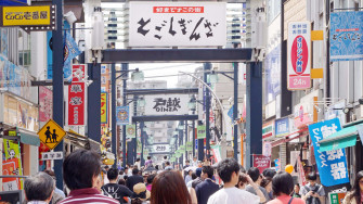 Local Shopping Street In Japan F13bte27ipttihez Wallpaper