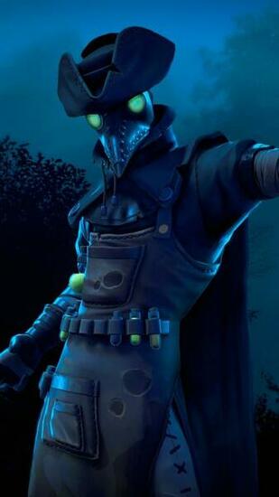 Downaload Plague Character Dark Video Game Fortnite Wallpaper