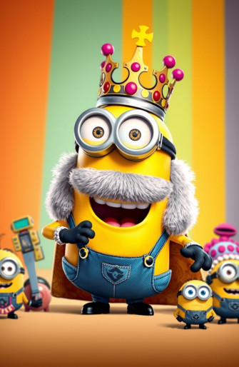 King Bob Minion Wallpaper