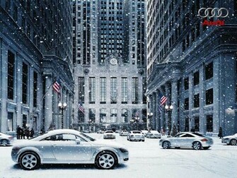 Wallpaper Audi Tt At Christmas New York X Desktop