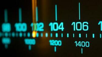 Radio Dial Analog Wallpaper