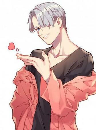Wallpaper Victor Nikiforov Yuri On Ice Artwork Shoujo Anime