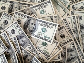 One Dollar Bill Background