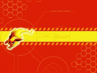 Fire Flareon Pokemon Anime HD Desktop Wallpaper