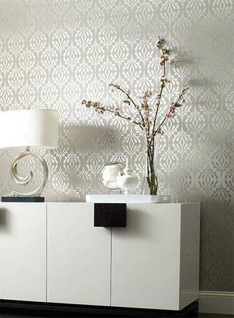 Inspired Elegance York Wallcovering Candice Olson Crown Wallpaper