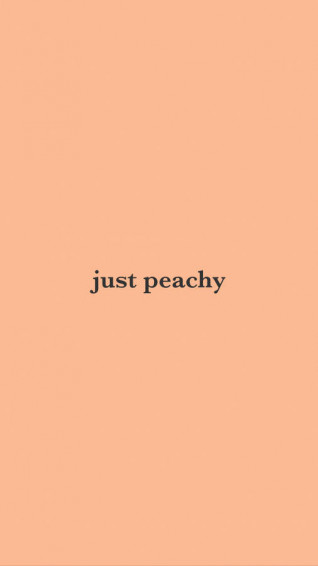 Peach Color Aesthetic Wallpaper