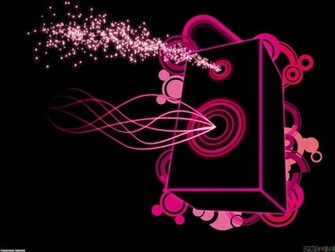 Pink Music Wallpaper Open Walls