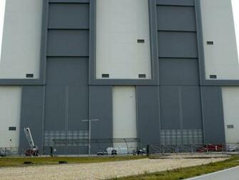 The West Side Of Vab High Bay Is On Left