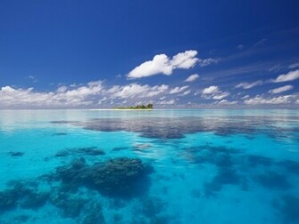 Blue Paradise Oceans Wallpaper
