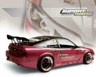 Nissan 240sx Tuned Car Wallpaper Widescreen Desktop Background