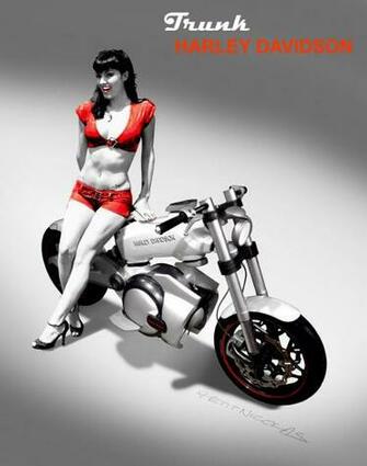 Harley Davidson Pin Up Jpg