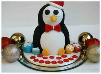 Cute Christmas Penguin HD Wallpaper From