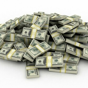 Abstract One Million Bucks Dollars iPad iPhone HD Wallpaper