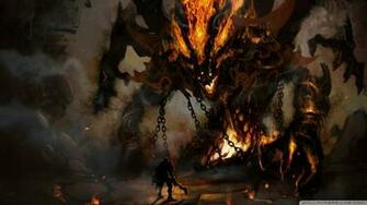 Fire Demon Wallpaper
