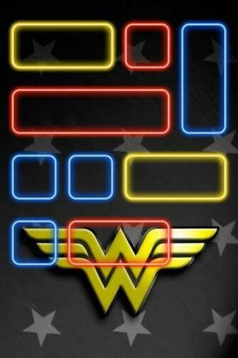 Wonder Woman Logo From Category Cartoons Wallpaper For iPhone