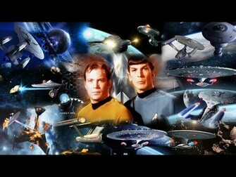 Star Trek Collage Wallpaper Computer Desktop