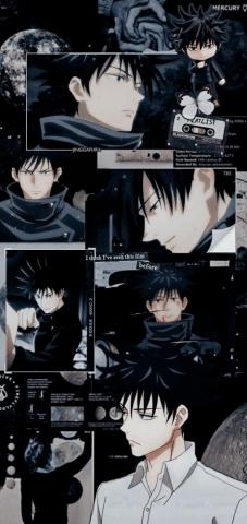 Jujutsu Kaisen Locksrcreen Fushiguro Megumi Aesthetic Anime