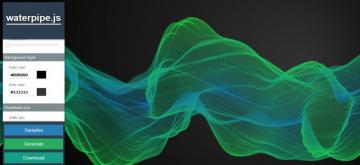 S Based Jquery Smoky Background Generator Waterpipe Js