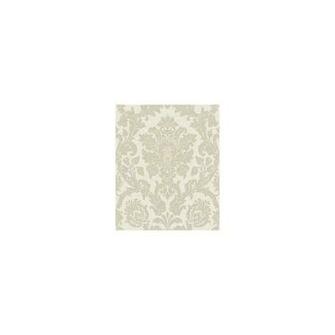 By Brand Grandeco Kensington Cream And Silver Damask Wallpaper