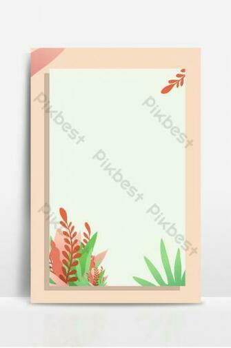 Sweet Warm Romantic Simple Kanban Background Background