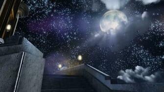 Beautiful Stars And Moon HD Wallpaper Daily Background In