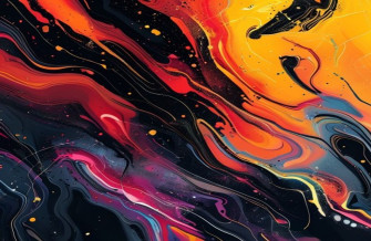 Black And Color Wallpaper