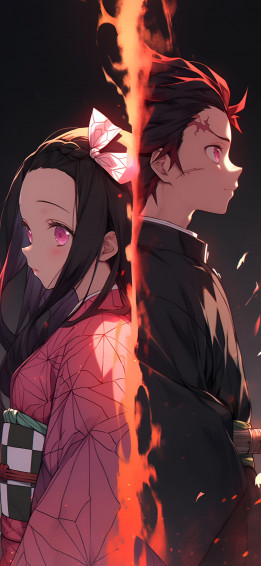Demon Slayer Tanjiro Nezuko Wallpaper Anime Phone