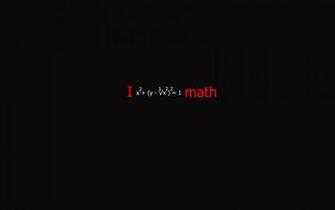 Mathematics Black Background Wallpaper