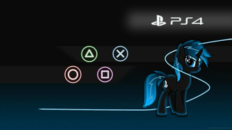Console Pony Playstation Wallpaper By Pony3000nerd Fan Art