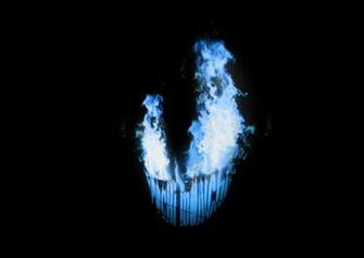 Blue Fire Skull Wallpaper Ericcantors Spot