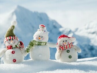 Cute Snowman Winter HD Wallpaper In For