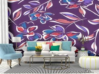 Amazon Hand Drawn Summer Floral Botanical Seamless Made