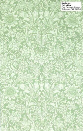 William Morris Reproduction Wallpaper Sunflower Designed By