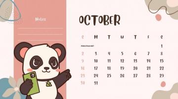 October Calendar Wallpaper HD Desktop Net