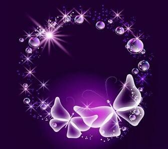 Neon Butterflies Daily New Wallpaper Mobile Version