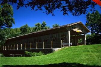 Covered Bridge Wallpaper