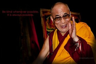 Dalai Lama Black And White Peace Fist Bump