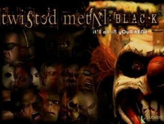 Twisted Metal Black Wallpaper Background Theme Desktop