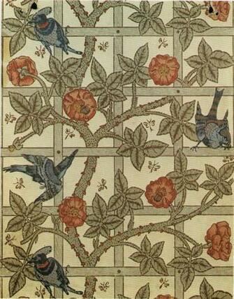 Wallpaper Victorian Arts Victorial Crafts Aesthetic Movement