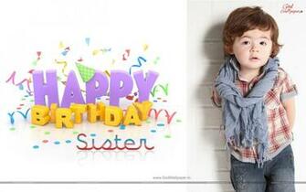 Happy BirtHDay Wallpaper For Sister