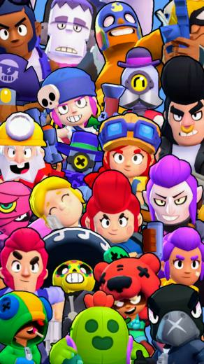 I Made This Montage To Use As My Phone Wallpaper Brawlstars