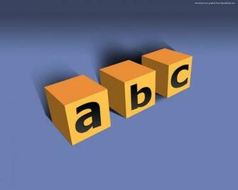 Abc 3d Blocks Wallpaper Bijusubhash